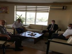 Genel Müdürümüz Cem Salihoğlu, Ziraat Odası Başkanı Hacı Çetindağ'ı ziyaret etti.