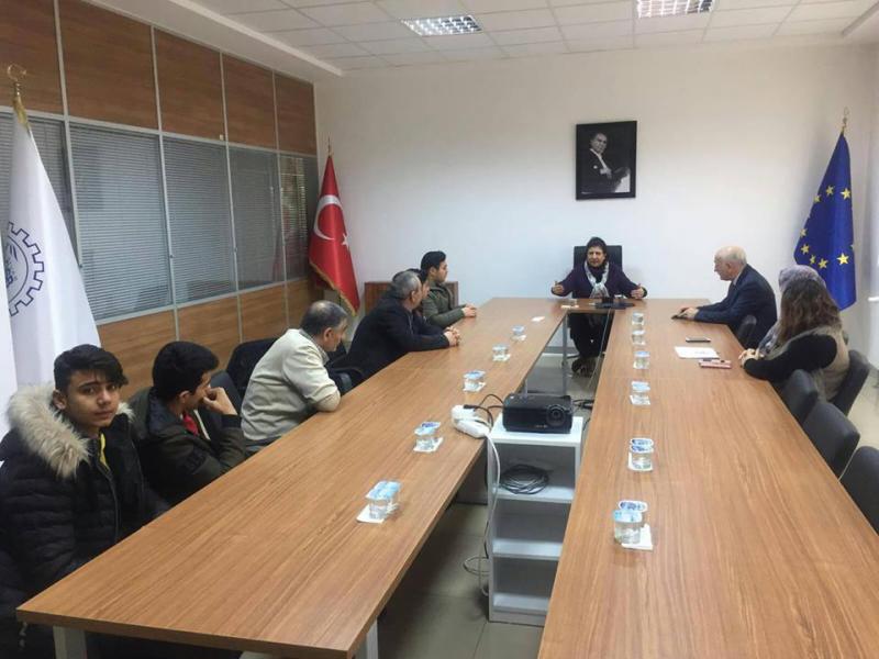 Sivas Mesleki ve Teknik Anadolu Lisesi Müdürü ve Öğrencileri Misafir Ettik