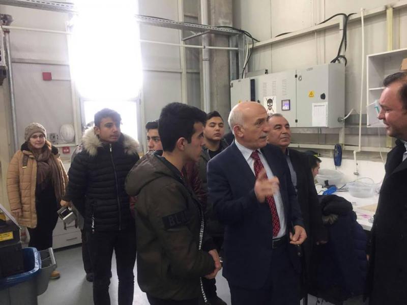 Sivas Mesleki ve Teknik Anadolu Lisesi Müdürü ve Öğrencileri Misafir Ettik