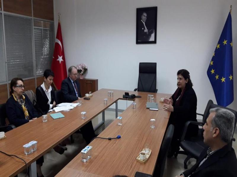 Avrupa Birliği Büyükelçisi ve AB Türkiye Delegasyonu Başkanı Christian Berger ve Delegasyon Ekibini Misafir Ettik