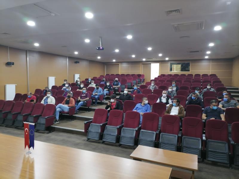 Gökyapı A.Ş. kurum içi AFAD Eğitimi'ni İŞGEM Toplantı salonunda gerçekleştirdi.