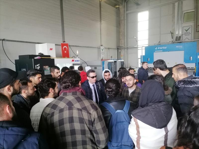 SCÜ Elektrik Elektronik Mühendisliği Öğrencilerinden Sivas İŞGEM Ziyareti