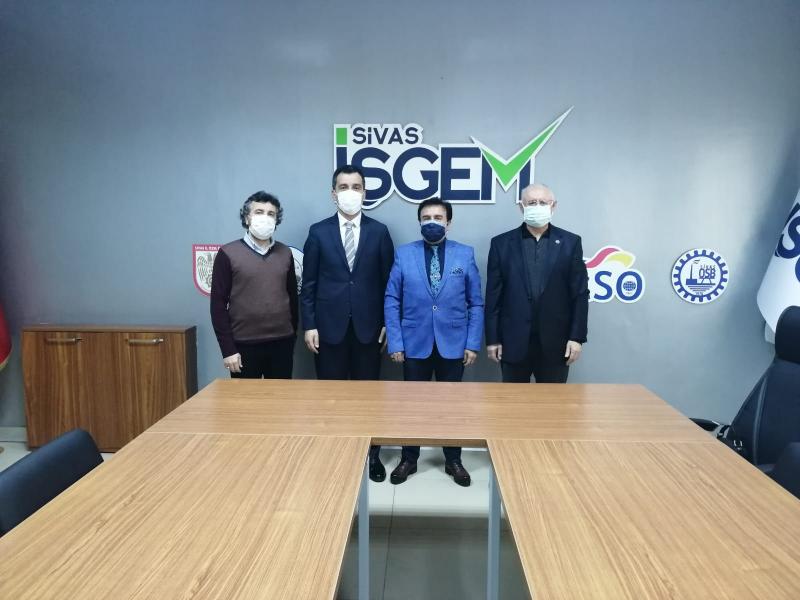 Yeşilay Şube Başkanı Bülent Akın ve yönetim kurulu üyeleri Genel Müdürümüz Cem Salihoğlu'nu ziyaret etti.