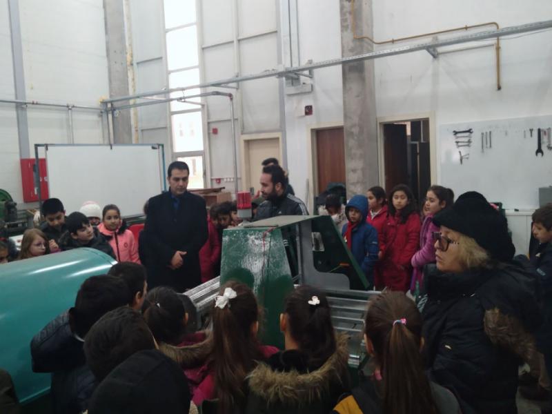 Yerli Malı Haftası Etkinlikleri Kapsamında Sivas Merkez Reşat Şemsettin İlkokulu 4. Sınıf Öğrencileri İŞGEM'i Ziyaret Etti