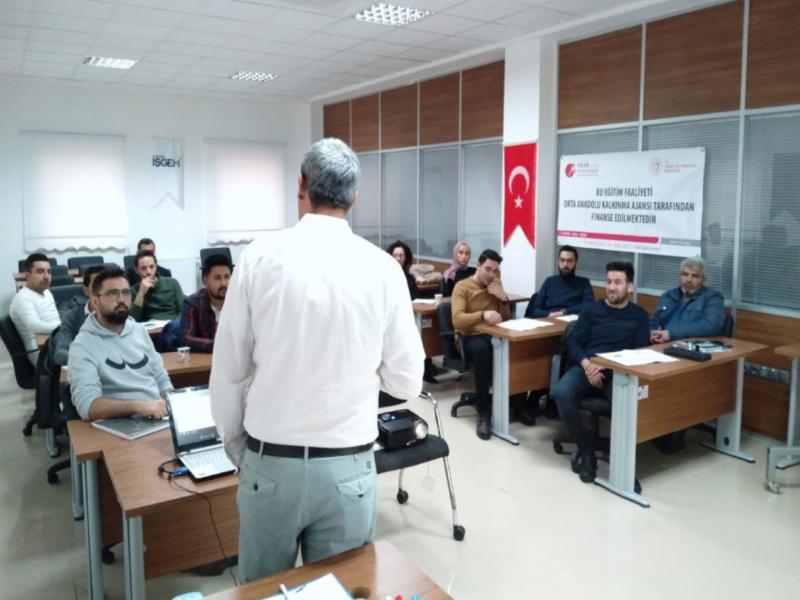 ORAN Tarafından Desteklenen "Üretim Süreçlerinde Kalite ve Verimlilik Odaklı Hassas Teknikler ve Teknolojiler Egitimi ve Sertifikasyonu" Başlıklı Projenin 1.Tur Eğitimleri Verildi