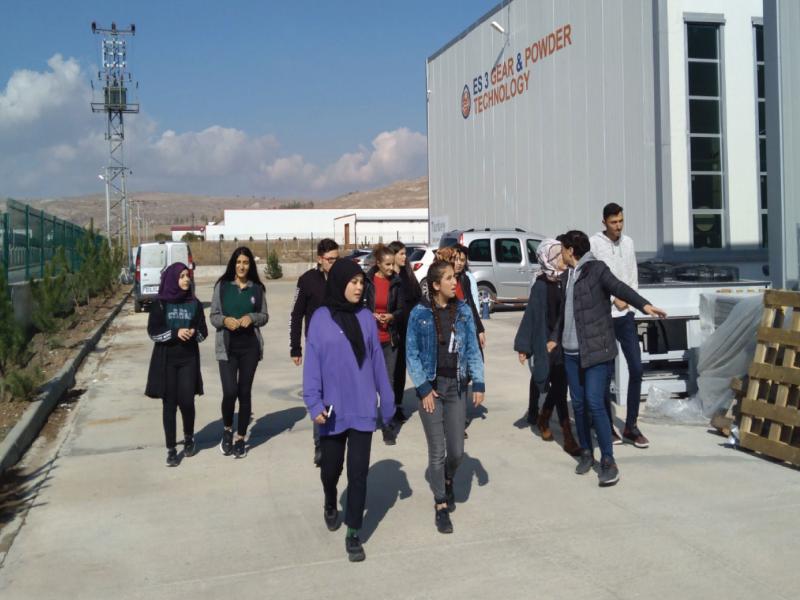 SİVAS İŞGEM, Şehit Üsteğmen Cemalettin Yılmaz Mesleki ve Teknik Anadolu Lisesi öğrencileri ile bir araya geldi