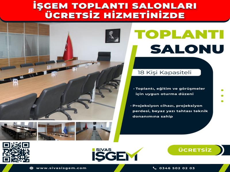 İŞGEM Etkinlik Salonları Hizmetinizde