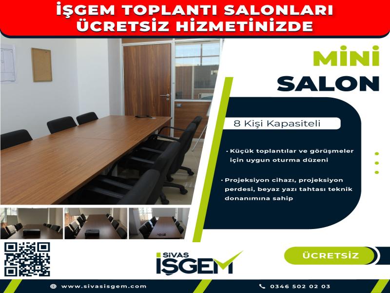 İŞGEM Etkinlik Salonları Hizmetinizde