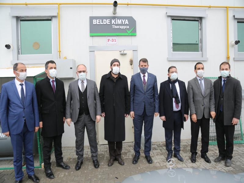 Valimiz Salih Ayhan ve Yönetim Kurulu Üyelerimiz, BELDE KİMYA firmamızı ziyarette bulundu.