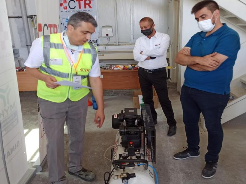 Makine Bakımcı MYB 1.Grup Sınavı Gerçekleştirildi.