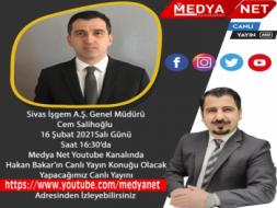 Genel Müdürümüz Cem Salihoğlu, 16 Şubat 2021 Salı Günü Saat 16:30’da Medya Net Youtube Kanalında...