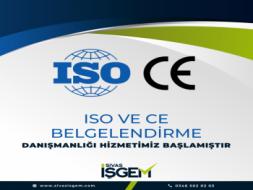ISO ve CE Belgelendirme Danışmanlığı Hizmetimiz Başlamıştır...