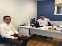 Genel Müdürümüz Cem Salihoğlu, Finansbank Şube Müdürü Hakan Ağaç İle İNG Bank Şube Müdürü Fatih Balkırı Ziyaret Etti.