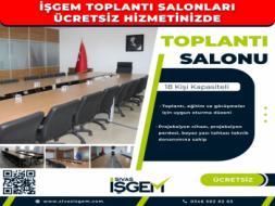 İŞGEM Etkinlik Salonları Hizmetinizde