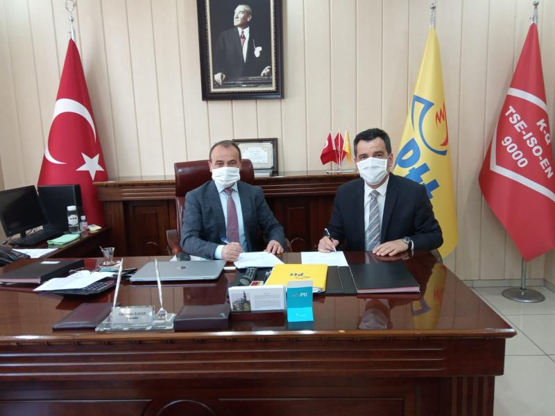 Sivas İŞGEM Sivas PTT Başmüdürlüğü ile Posta ve Kargo Gönderileri Taşıma Anlaşması İmzaladı