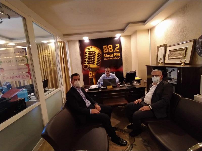 Genel Müdürümüz Cem Salihoğlu, Sivas FM'de yayınlanan Akademi ve İş Dünyası Programına Konuk Oldu